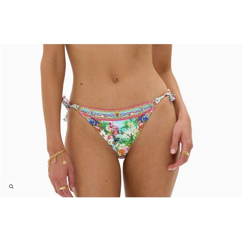Camilla Spirit of Santa Maria Bikini Bottom Womens XL Baroque Crystal $203 NWOT